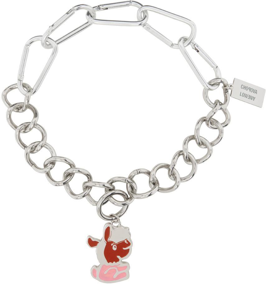 商品CHOPOVA LOWENA|Silver Horse Pendant Necklace,价格¥906,第1张图片