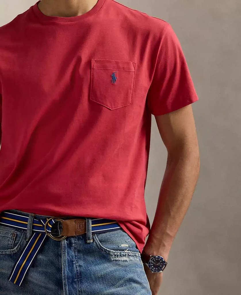 商品Ralph Lauren|男士棉质平纹针织 T 恤 多款配色,价格¥296,第3张图片详细描述