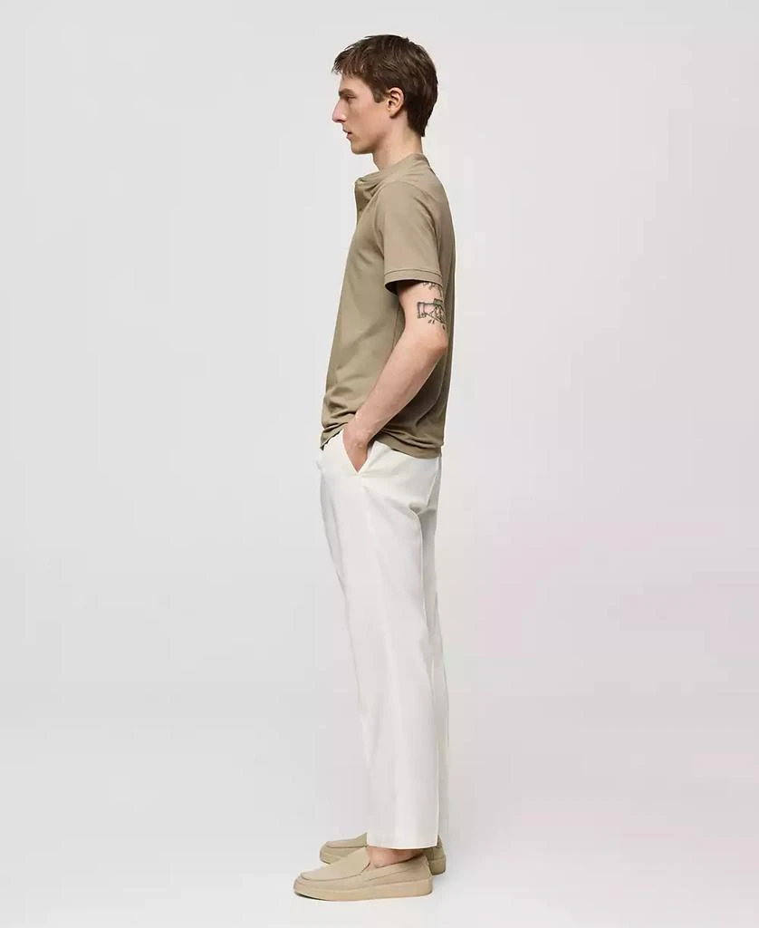 商品Mango|Men's Cotton Lyocell Pleated Pants,价格¥371,第5张图片详细描述