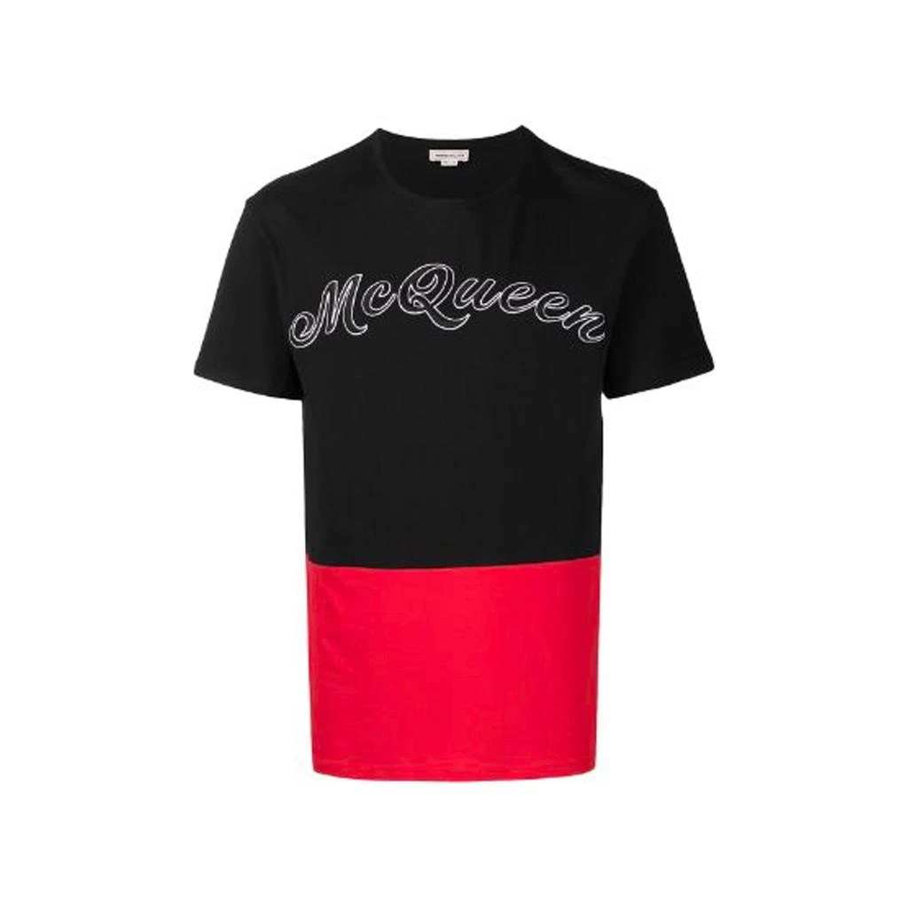 商品Alexander McQueen|Alexander Mcqueen Cotton Logo T-Shirt,价格¥1996,第1张图片