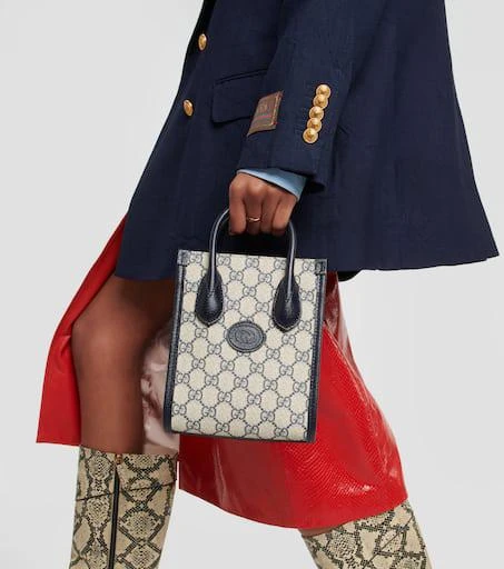 商品Gucci|GG Supreme Mini canvas tote,价格¥11633,第2张图片详细描述