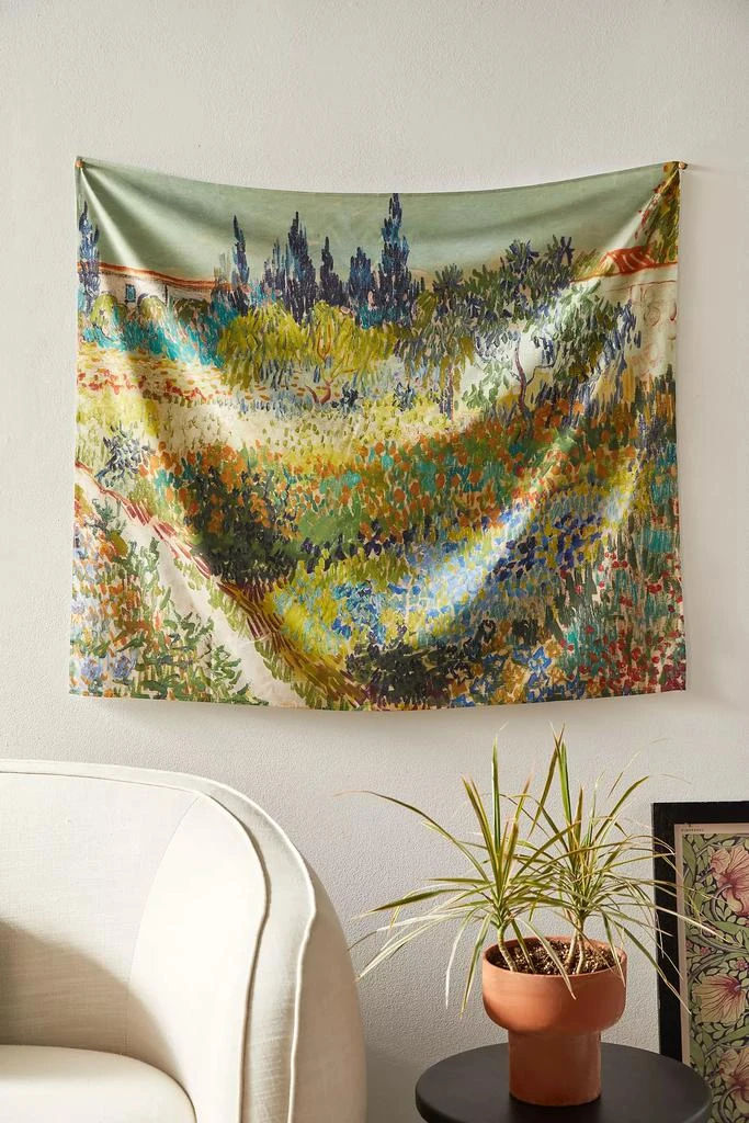商品Urban Outfitters|Vincent Van Gogh For Deny Garden At Arles Tapestry,价格¥140,第1张图片