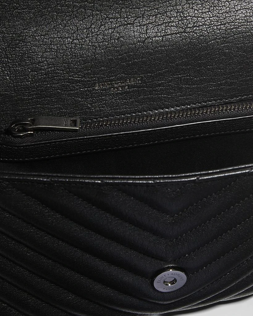 商品Yves Saint Laurent|College Medium Matelasse Lambskin V-Flap Crossbody Bag,价格¥20038,第3张图片详细描述