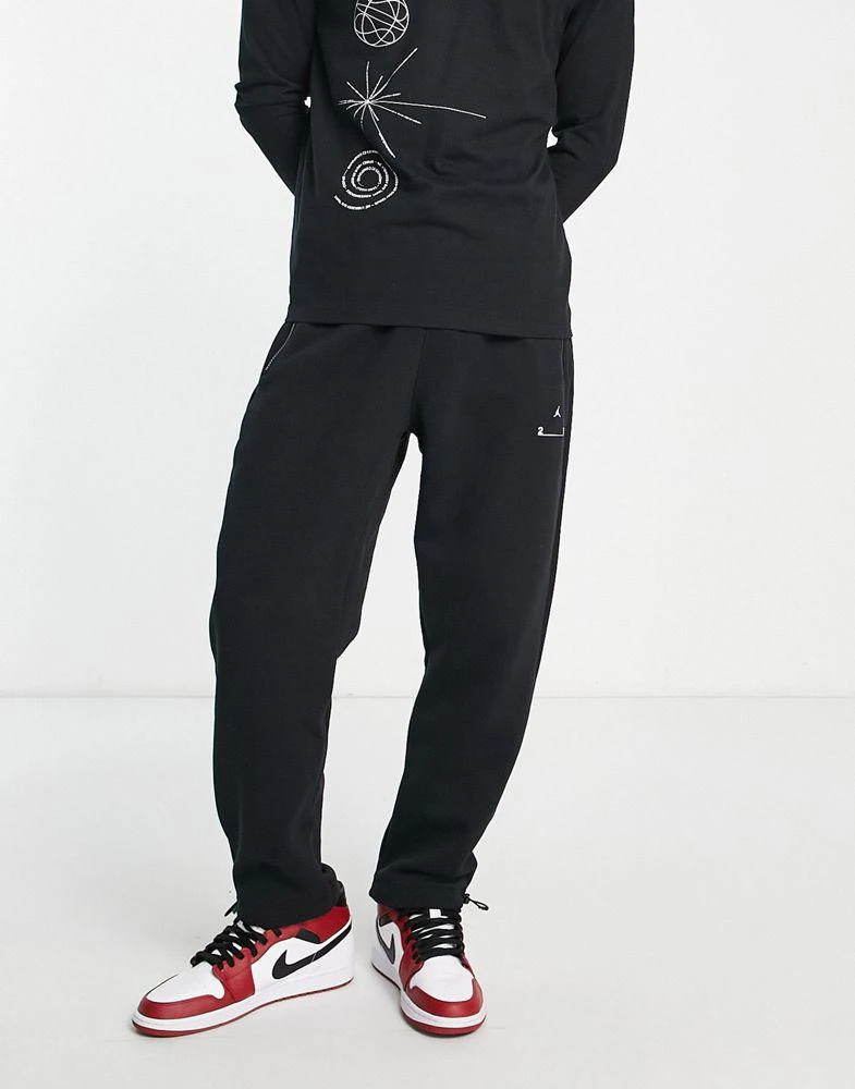 商品Jordan|Jordan 23 Engineered fleece pant in black,价格¥701,第1张图片
