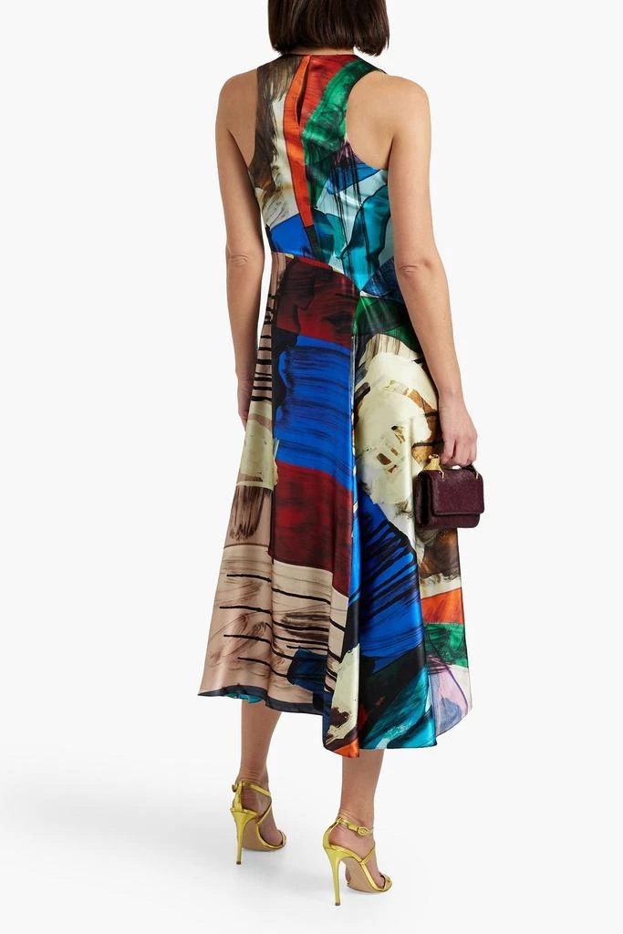 商品ROKSANDA|Printed silk-satin midi dress,价格¥4233,第3张图片详细描述