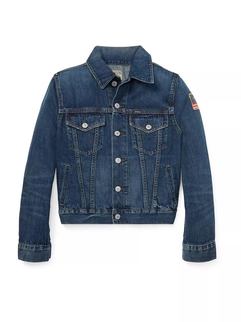 商品Ralph Lauren|Little Boy's & Boy's Trucker Denim Jacket,价格¥671,第1张图片