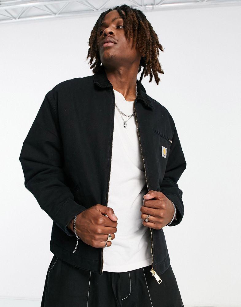 Carhartt WIP og detroit jacket in black商品第1张图片规格展示