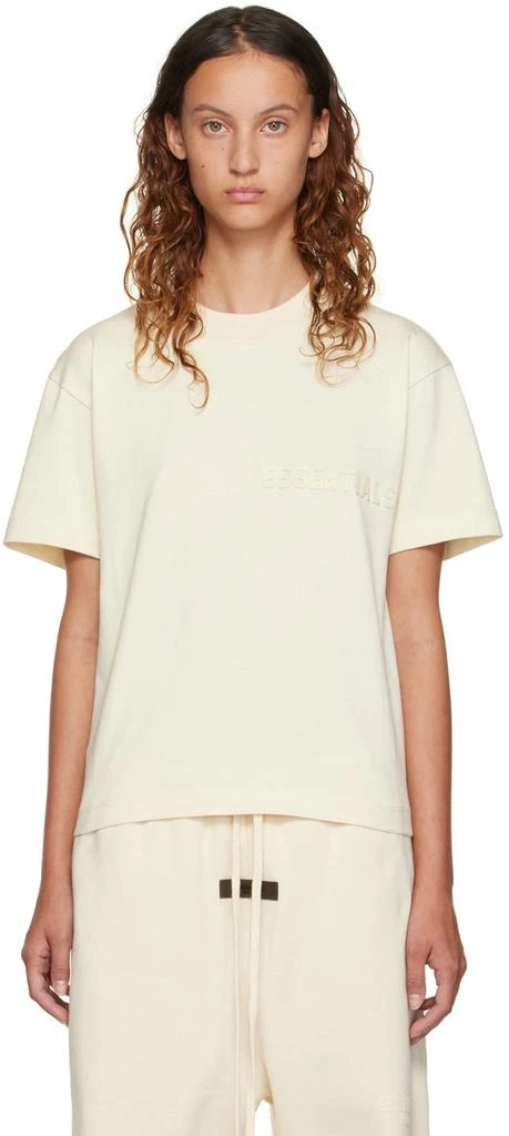 商品Essentials|Off-White Cotton T-Shirt,价格¥333,第1张图片