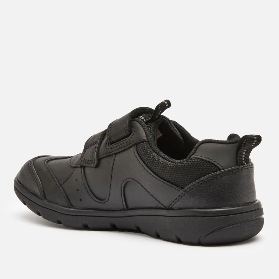 商品Clarks|CLARKS SCOOTER RUN KIDS' SCHOOL SHOES - BLACK LEATHER,价格¥287,第2张图片详细描述