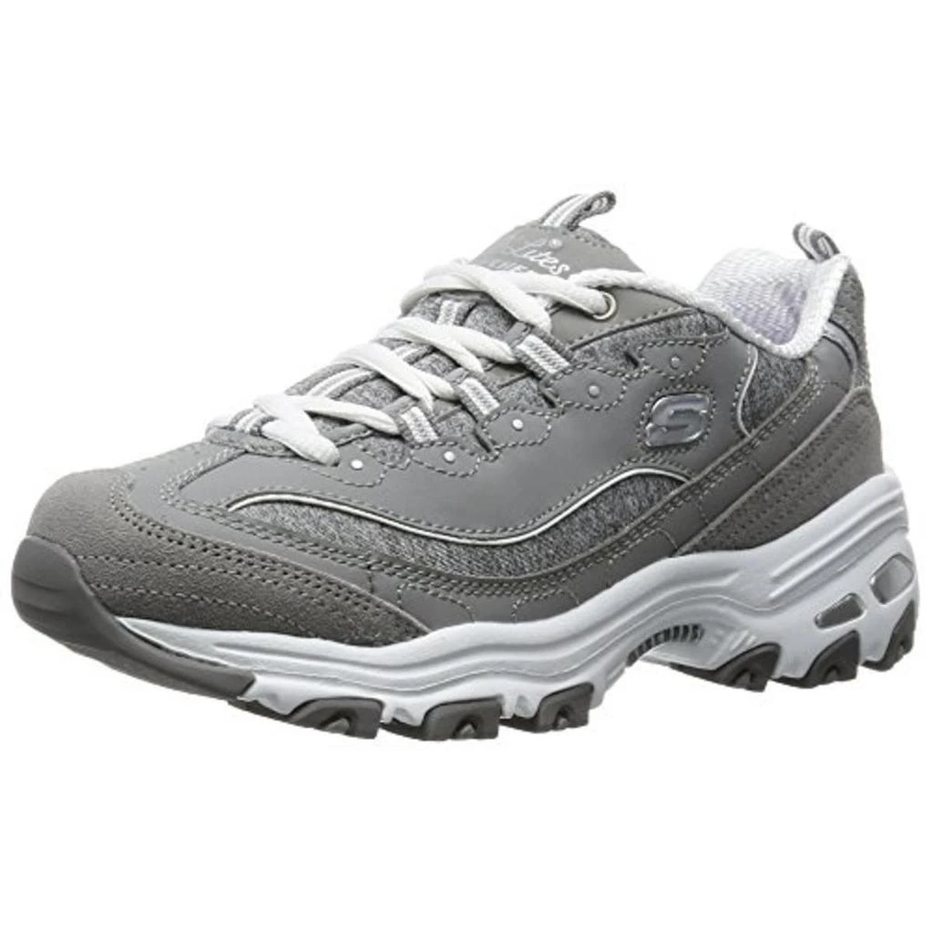 商品SKECHERS|Skechers Womens D'Lites Me Time  Leather Sneakers,价格¥323,第3张图片详细描述