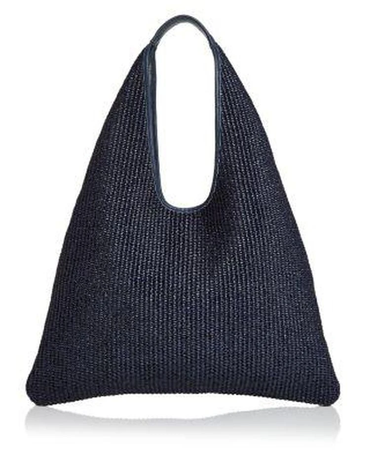 商品Arron|Medium Triangle Raffia Shoulder Bag ,价格¥1257,第1张图片