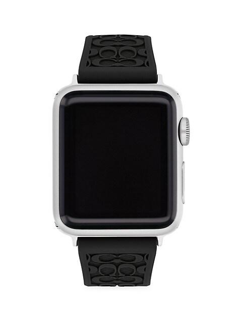 Apple® Watch Signature Black Silicone Strap商品第2张图片规格展示