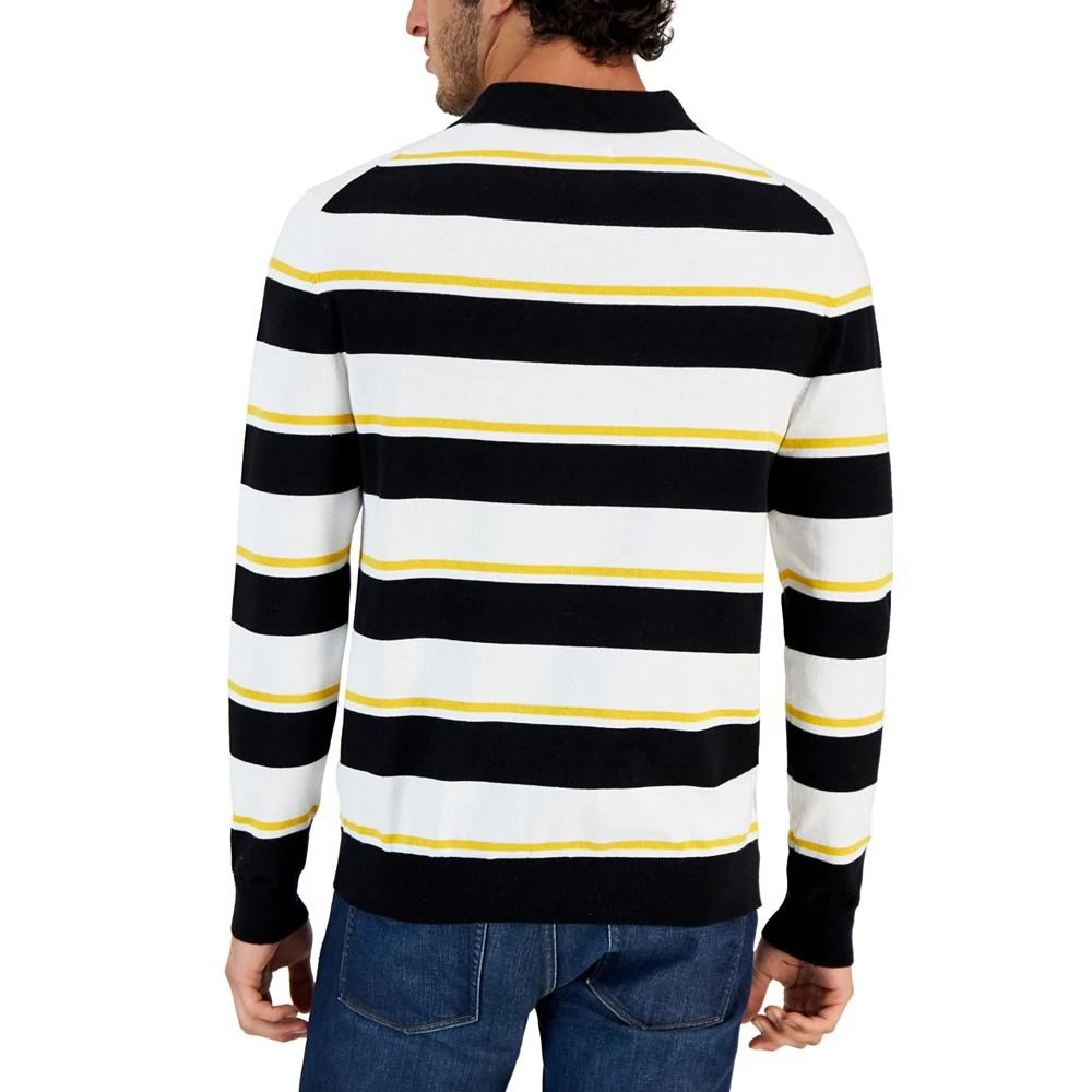 商品Club Room|Men's Striped Rugby Polo, Created for Macy's,价格¥147,第2张图片详细描述