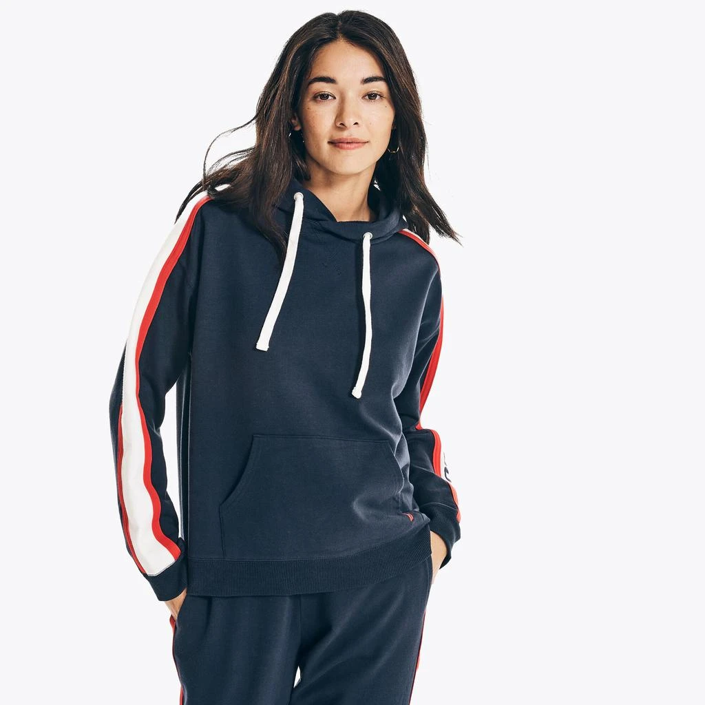 商品Nautica|Nautica Womens Colorblock Pullover Hoodie,价格¥159,第3张图片详细描述