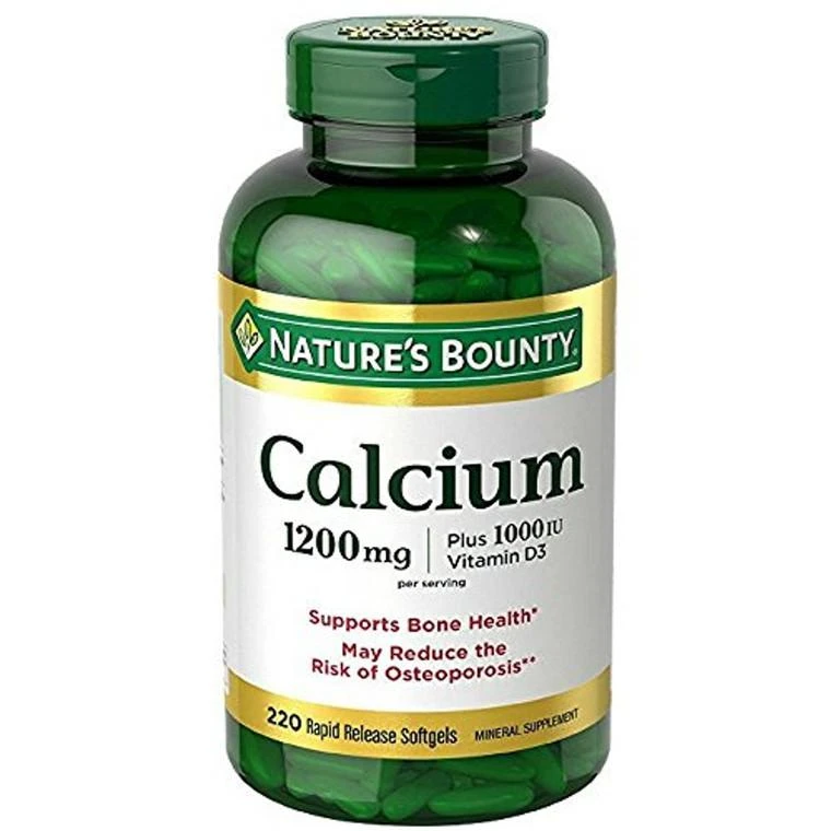 商品Nature's Bounty|Natures Bounty Calcium Plus Vitamin D3 1200Mg Softgels,  220 Ea,价格¥140,第1张图片