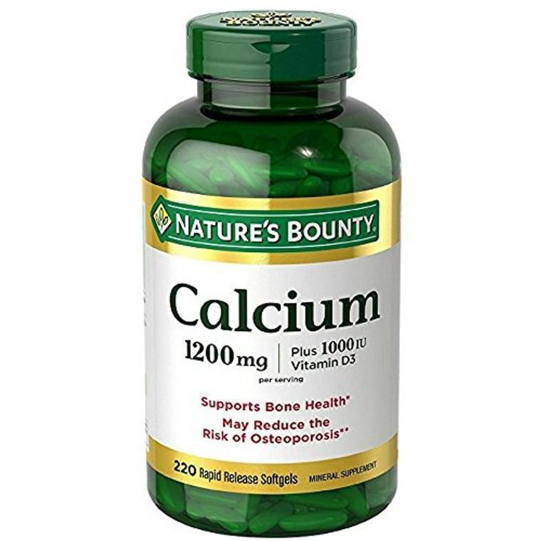 商品Nature's Bounty|Natures Bounty Calcium Plus Vitamin D3 1200Mg Softgels,  220 Ea,价格¥117,第1张图片