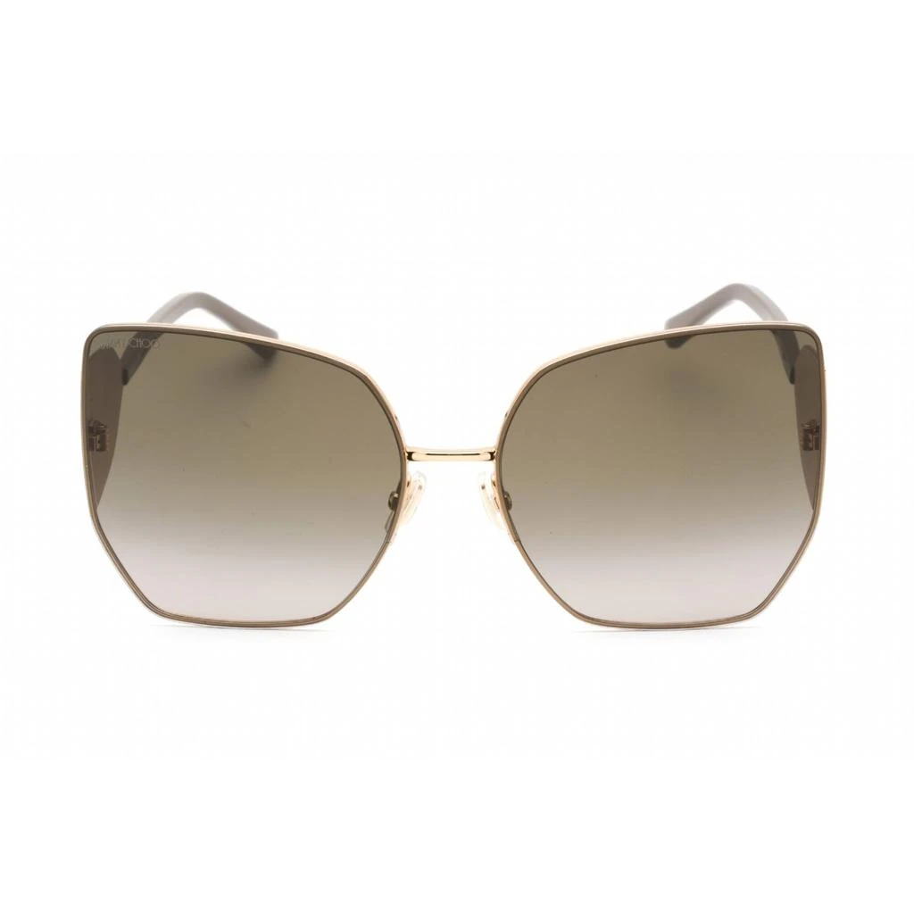 商品Jimmy Choo|Jimmy Choo Women's Sunglasses - Full Rim Gold Metal Cat Eye Frame | River/S 763/HA,价格¥603,第2张图片详细描述