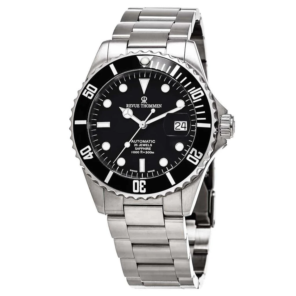 商品Revue Thommen|Revue Thommen Diver XL Automatic Black Dial Mens Watch 17571.2137,价格¥4118,第1张图片