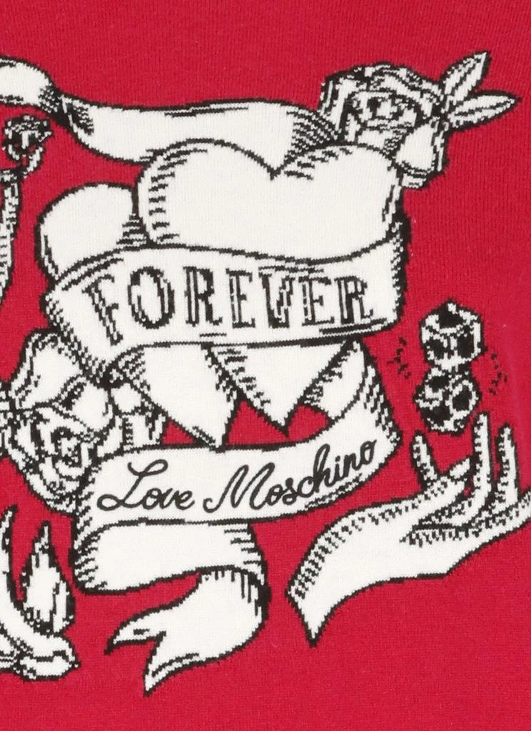 商品Love Moschino|Love Moschino Sweaters Red,价格¥1228,第3张图片详细描述