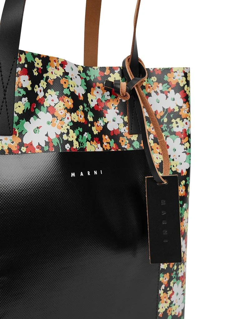 商品Marni|Large floral-print coated canvas tote,价格¥2175,第3张图片详细描述