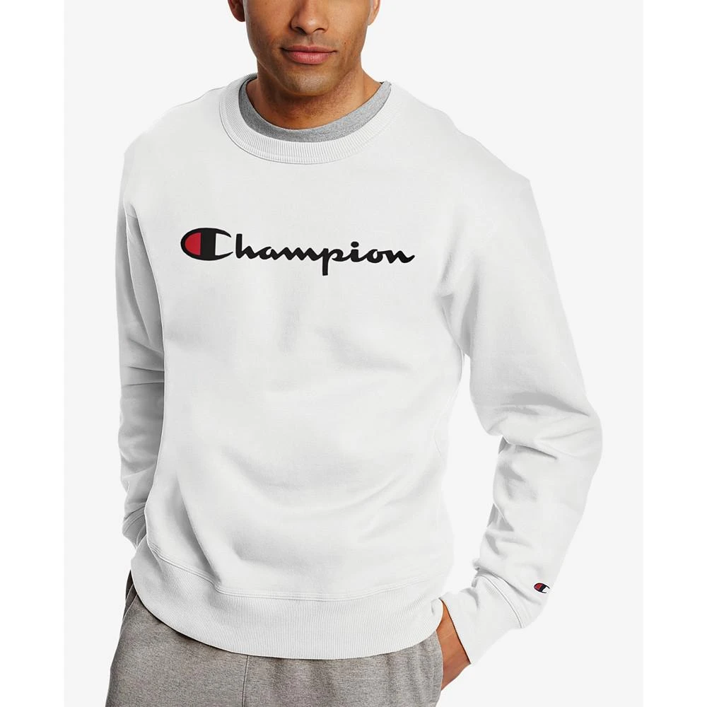 Champion Men's Powerblend Fleece Logo Sweatshirt 1