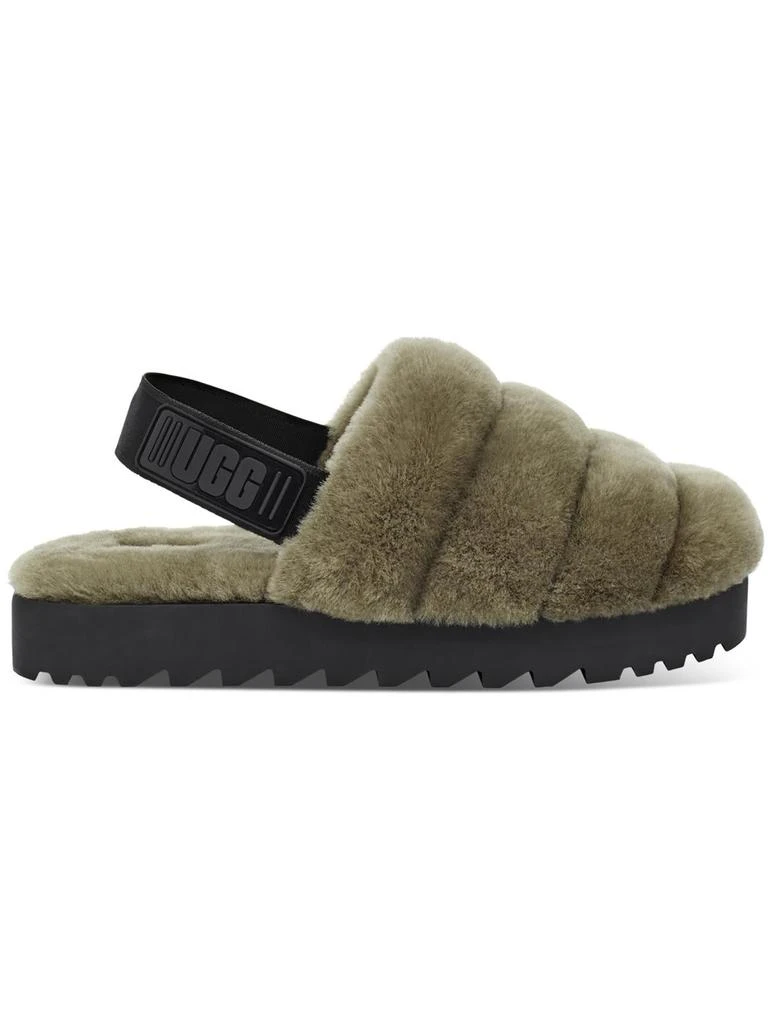 商品UGG|Super Fluff Womens Shearling Cozy Slingback Slippers,价格¥571,第1张图片