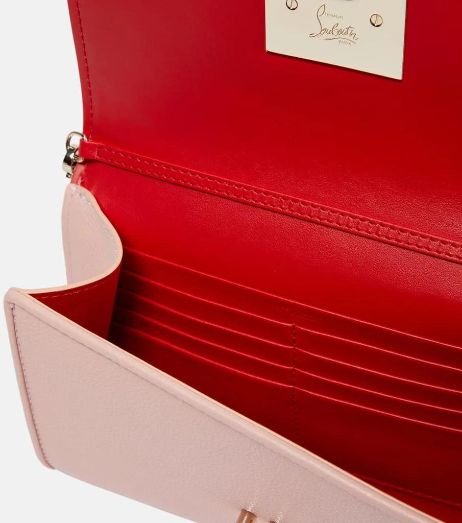 商品Christian Louboutin|Carasky leather wallet on chain,价格¥9946,第3张图片详细描述