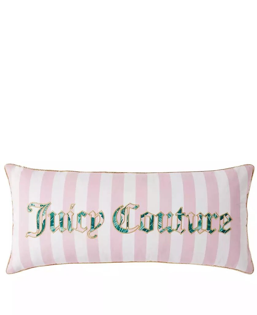 商品Juicy Couture|CLOSEOUT! Tropical Palm Decorative Pillow, 16" x 36",价格¥400,第1张图片
