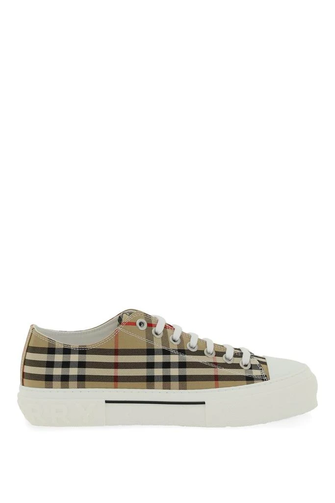 商品Burberry|Burberry vintage check canvas sneakers,价格¥3596,第1张图片