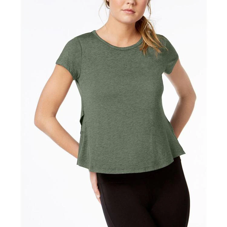 商品Calvin Klein|Performance Flared-Hem Top,价格¥88,第2张图片详细描述