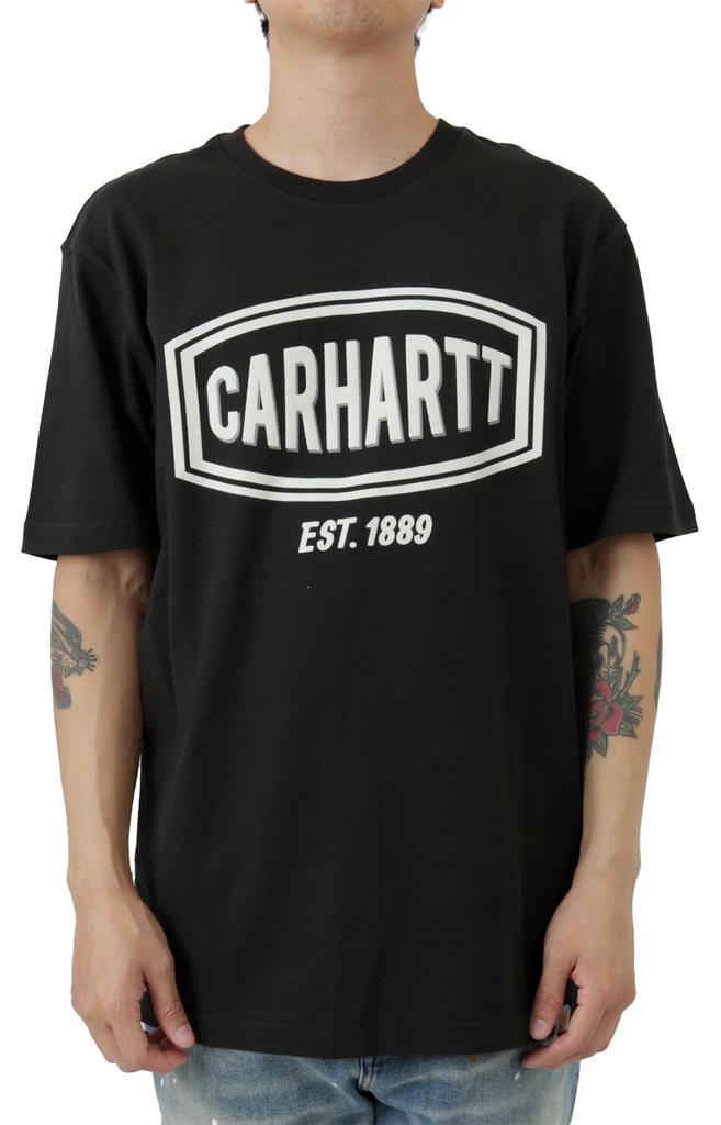 (105185) Loose Fit Heavyweight Short-Sleeve Logo Graphic T-Shirt - Black商品第1张图片规格展示