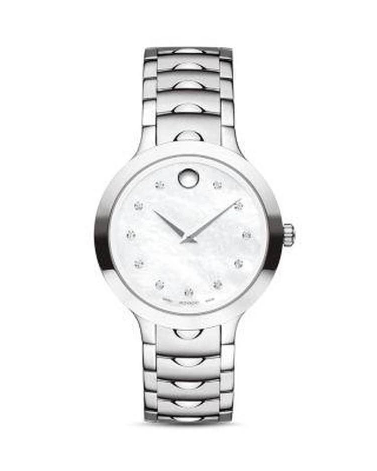 商品Movado|Luno 钻石腕表, 32mm,价格¥5308,第1张图片