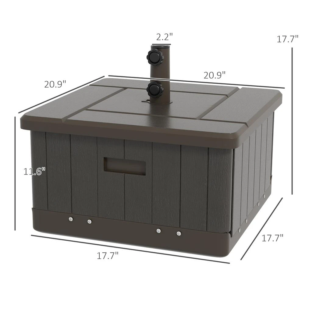 商品Streamdale Furniture|Streamdale Multipurpose Umbrella Stand Planter,价格¥1613,第5张图片详细描述