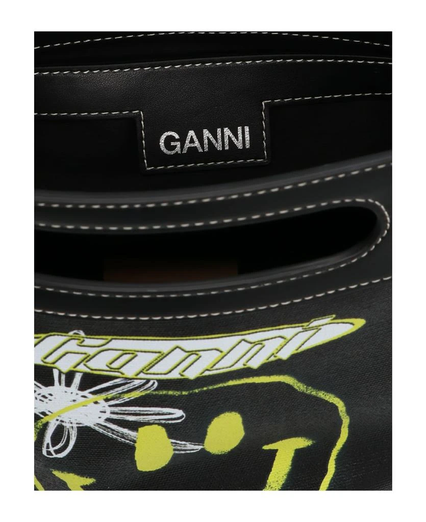 商品Ganni|Logo Print Shopping Bag,价格¥1461,第4张图片详细描述
