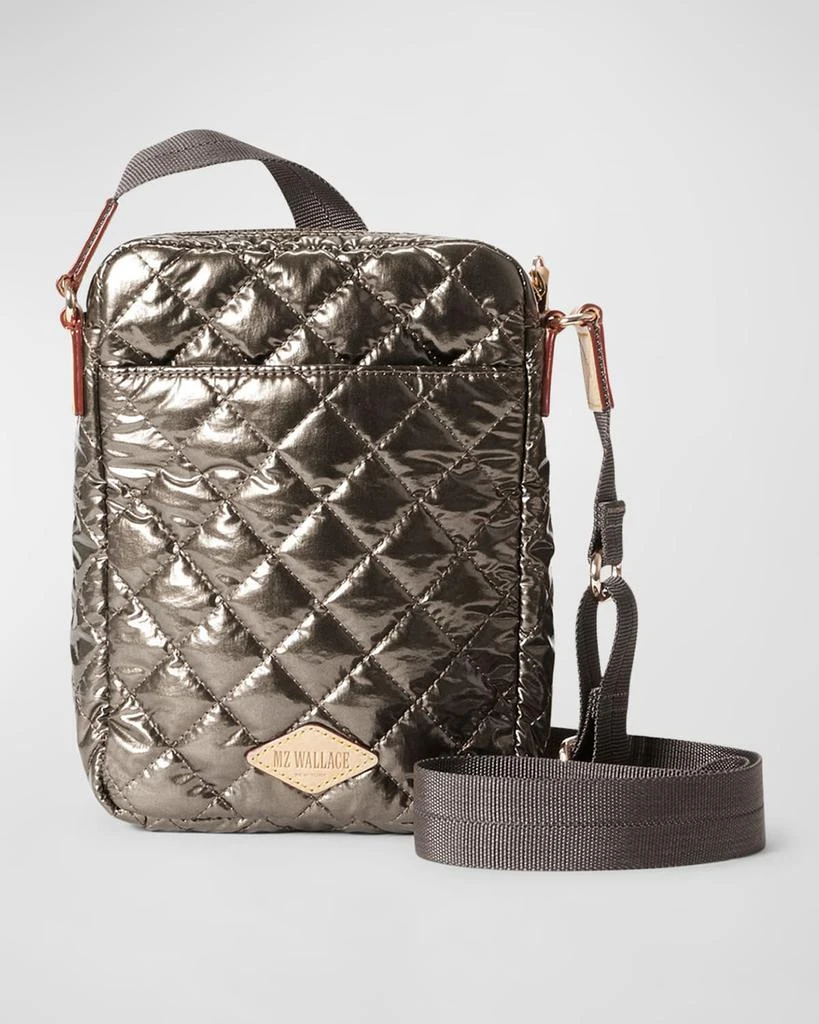 商品MZ Wallace|Metro Metallic Quilted Nylon Crossbody Bag,价格¥1260,第4张图片详细描述