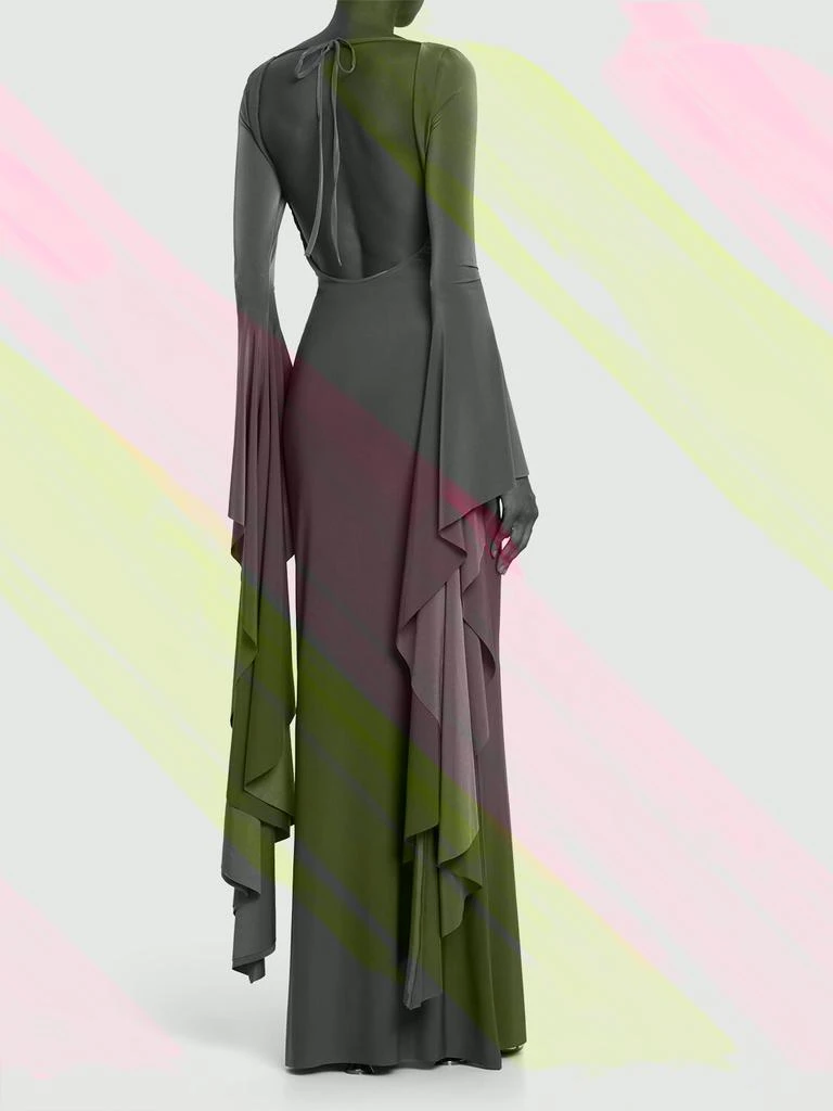 商品GIUSEPPE DI MORABITO|Maxi Sleeve Jersey Long Dress,价格¥5867,第2张图片详细描述