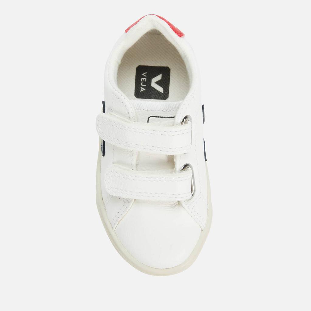 Veja Kid's Esplar Velcro Trainers - Extra White/Nautico/Pekin商品第3张图片规格展示