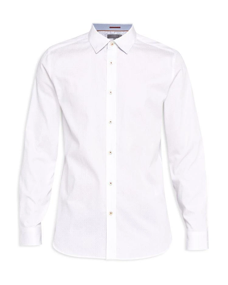 商品Ted Baker London|Chhyna Tonal Geo Print Regular Fit Button-Down Shirt,价格¥613,第3张图片详细描述