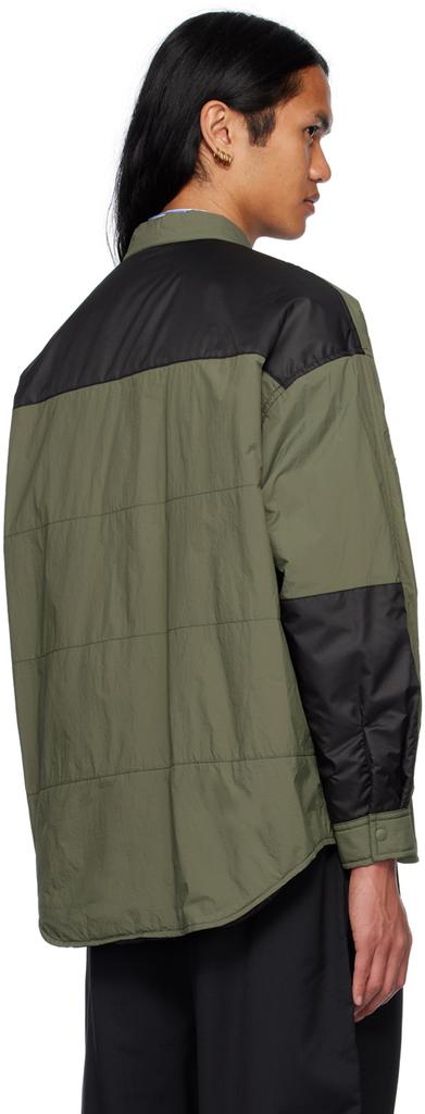 绿色 & 黑色 Velcro Patch 夹克商品第3张图片规格展示