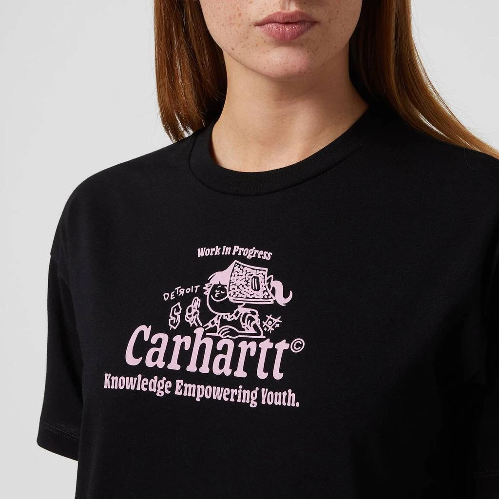 商品Carhartt|Carhartt WIP Women's Schools Out T-Shirt - Black/Pink,价格¥202,第4张图片详细描述