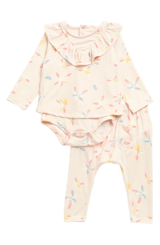 商品Jessica Simpson|Floral Print Ruffle Top & Pants Set,价格¥117,第1张图片