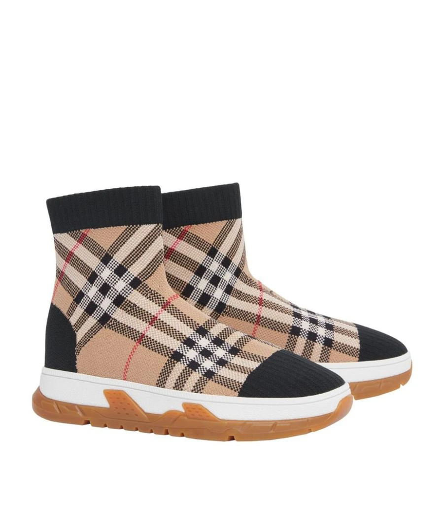 商品Burberry|Vintage Check Sock Sneakers,价格¥3388,第2张图片详细描述