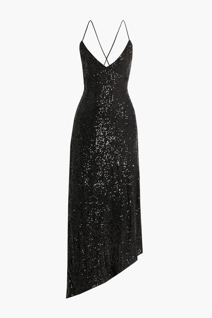 商品retrofête|Violet asymmetric sequined tulle dress,价格¥790,第1张图片