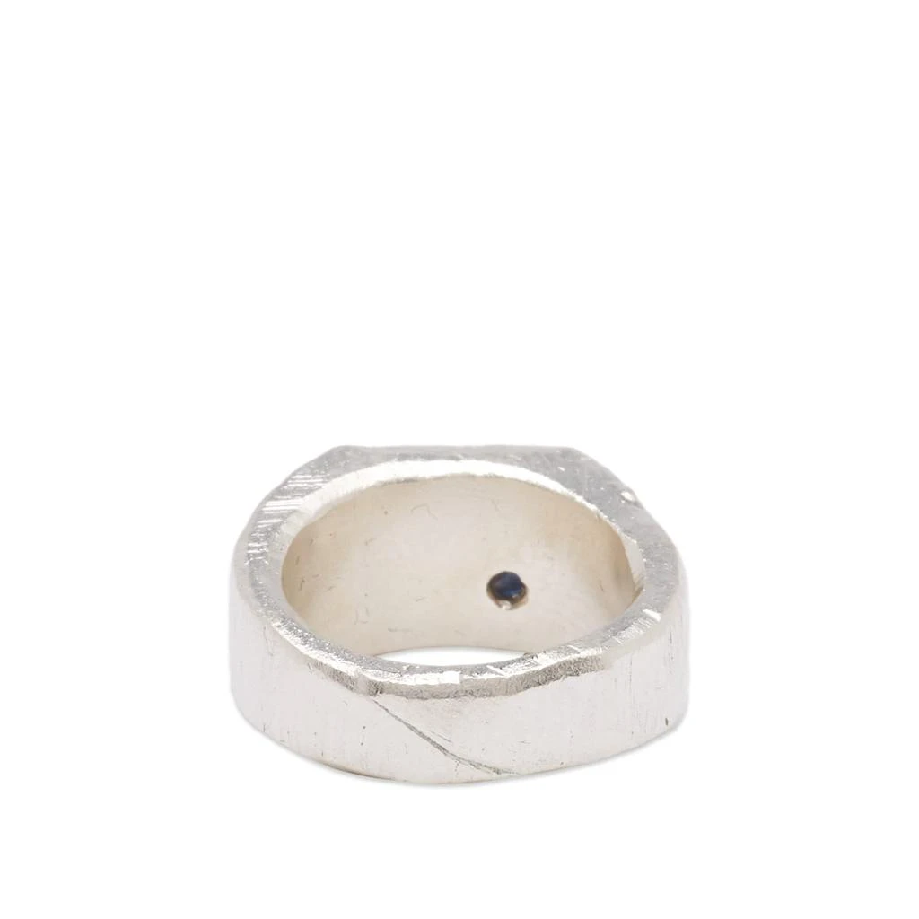 商品The Ouze|The Ouze Pearl Sapphire Signet Ring,价格¥2319,第2张图片详细描述