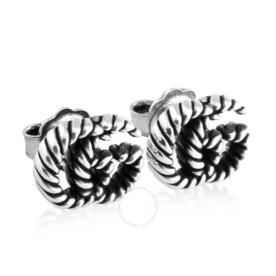 商品Gucci|Double G earrings in Sterling Silver,价格¥1703,第1张图片