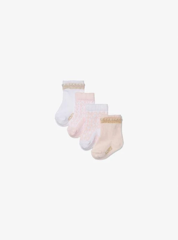 商品Michael Kors|4-Pack Stretch Cotton Baby Socks,价格¥408,第1张图片