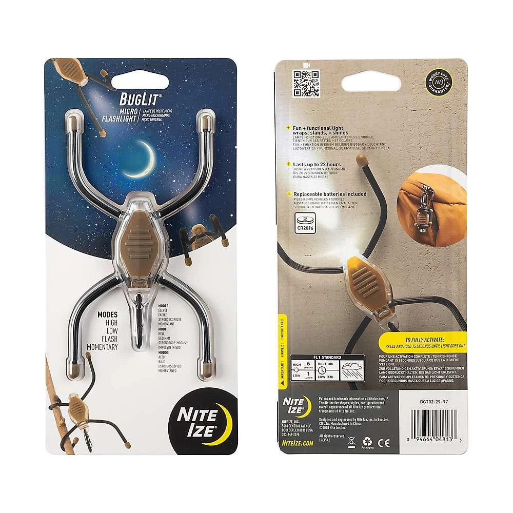 商品Nite Ize|Nite Ize BugLit Micro Flashlight,价格¥116,第1张图片