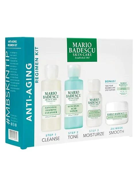 商品Mario Badescu|Anti Aging 4-Piece Regimen Kit,价格¥226,第2张图片详细描述