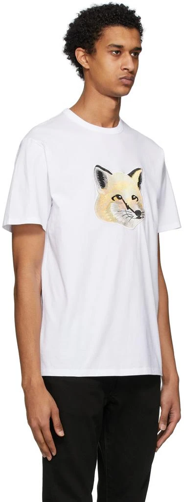 商品Maison Kitsune|Off-White Pastel Fox Head T-Shirt,价格¥700,第2张图片详细描述