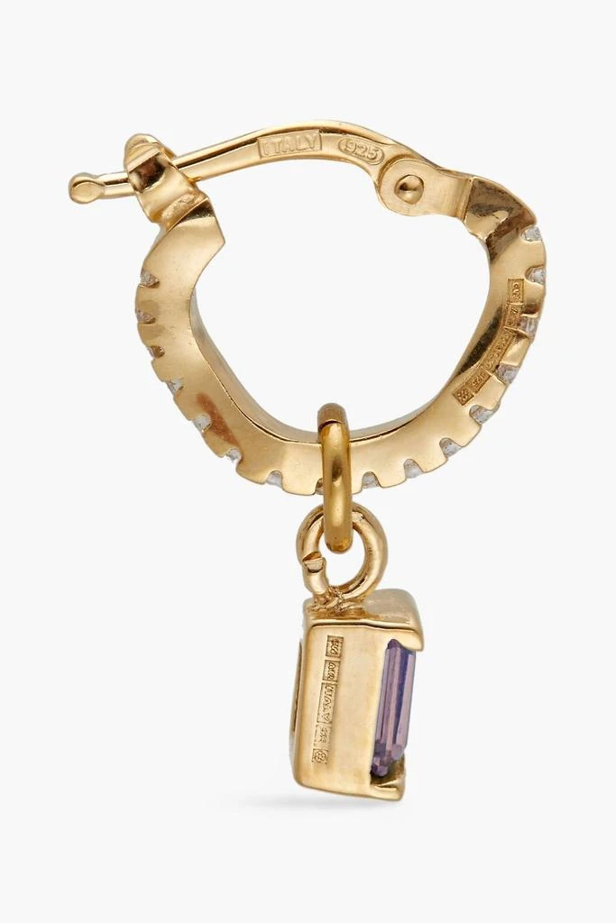 商品Cornelia Webb|Gold-plated, amethyst and Siamite earrings,价格¥667,第3张图片详细描述